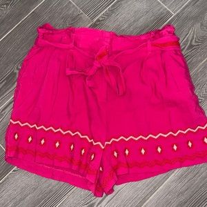 LOFT embroidered shorts
